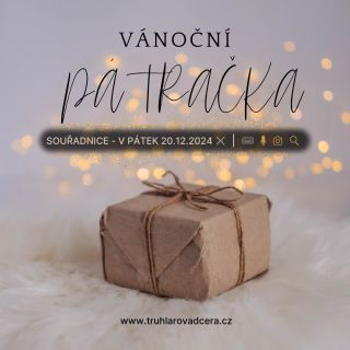 VÁNOČNÍ PÁTRACÍ AKCE! Protože jsem nám chtěla zpříjemnit čekání na Ježíška. Zabavit a možná i donutit nás více se koukat...